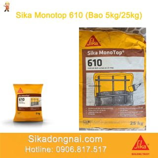 Sika Monotop 610 - Sika Biên Hòa, Đồng Nai - Công Ty TNHH Hóa Chất Xây Dựng Tân Tiến